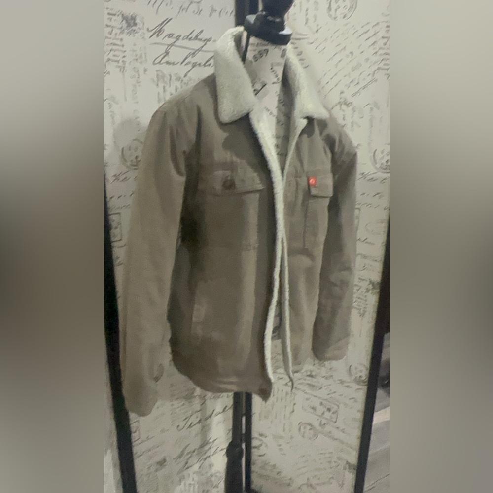 Tan Button-Down Jacket - image 1